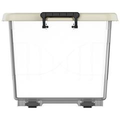 Cosmoplast Plastic Storage Box W/ Lid (33 L, 53 x 37 x 30 cm)