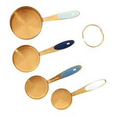 Wilton Measuring Cups with Snap (4 Pc., Gold)