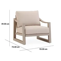 Cuba Aluminum 4-Seater Outdoor Sofa Set